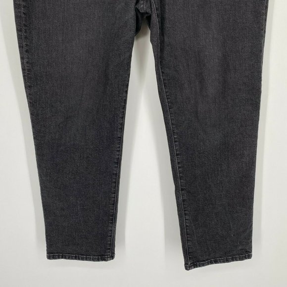 Madewell The Curvy Perfect Vintage Jeans Sz 31 High Rise Stretch Crop Denim Gray - Picture 3 of 12